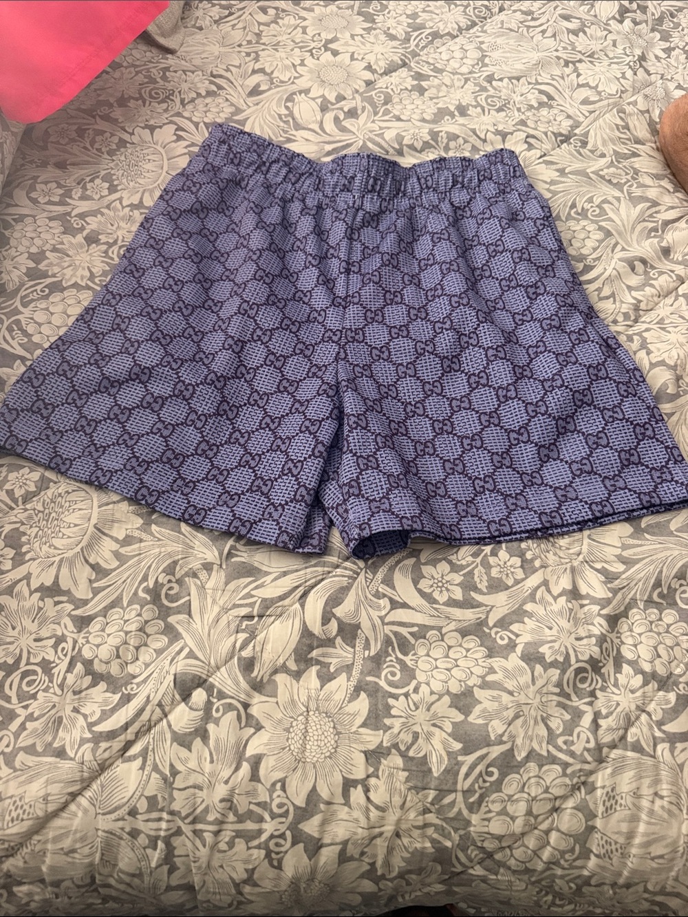 Bravest Studios Purple Logo-Print Men’s Shorts